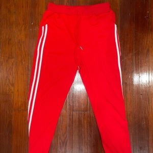 Red Athletic Joggers